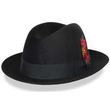 Load image into Gallery viewer, Black Biltmore Eleganza Fedora Hat
