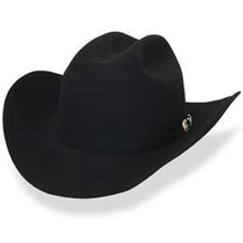 Load image into Gallery viewer, Larry Mahan Real Black Cowboy Hat