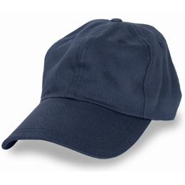 Navy Blue with Long Visor - Unstructured Baseball Cap