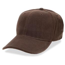 Brown - Structured and Fitted Baseball Cap