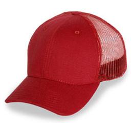 Cardinal Red Mesh - Structured Baseball Cap