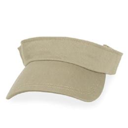 Khaki Sports Visor - Long Visor