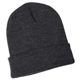 Gray Dark Knit Hat