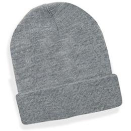 Gray Light Knit Hat