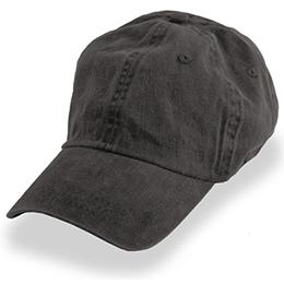 Black Weathered - Unstructured Baseball Cap